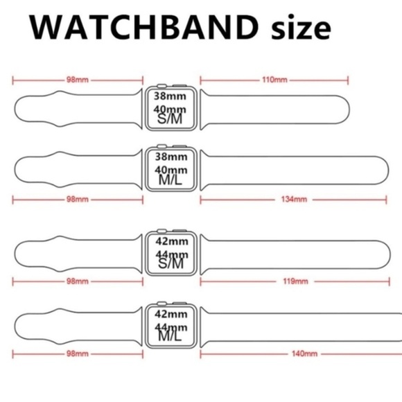 NEW BAND Beryl Sport Silicone For Apple Watch - Picture 3 of 3